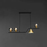 Contemporary Smoke Glass Pendant Light for Dining Room